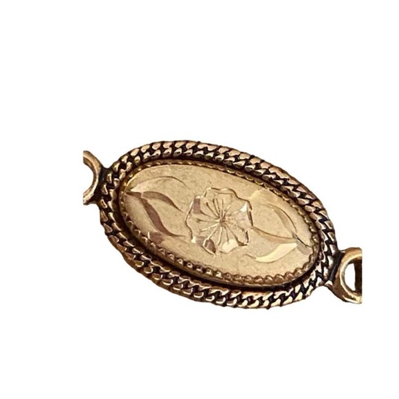 Exquisite state 12k Gold filled chain link bracelet - Picture 2 of 3